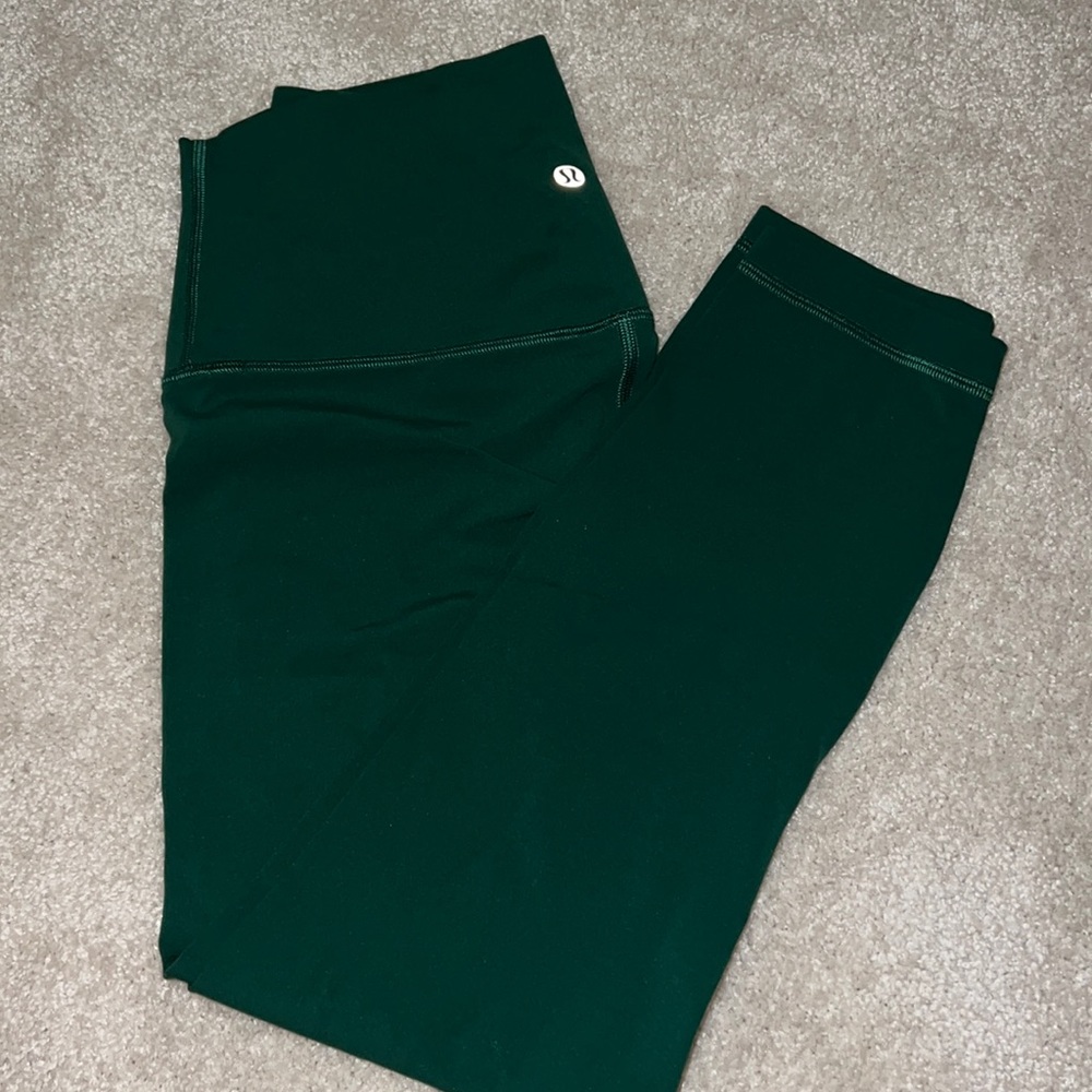 Lululemon Dark Green 23 inch leggings